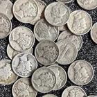 Silver Mercury Dimes lot (30) 1900s