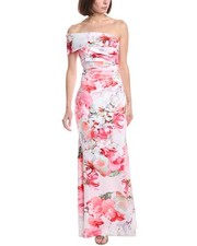 Eliza J Sleeveless Printed Maxi Dress Women's