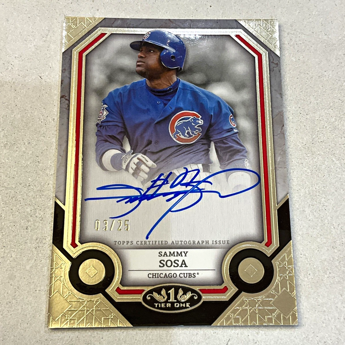 Topps Sammy Sosa Baseball Serial Numbered Sports Trading Cards