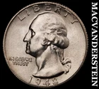 1948 Washington Quarter- Silver Choice Gem Brilliant Uncirculated  #i4365