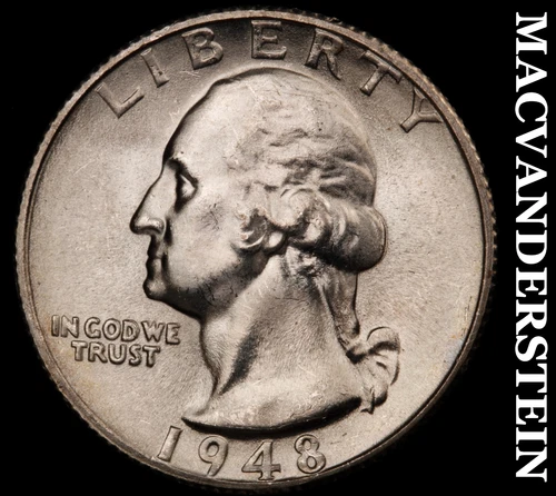 1948 Washington Quarter- Silver Choice Gem Brilliant Uncirculated  #i4365