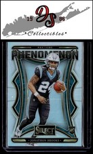 2024 Panini Select #15 Jonathon Brooks Phenomenon Silver Prizm Panthers RC