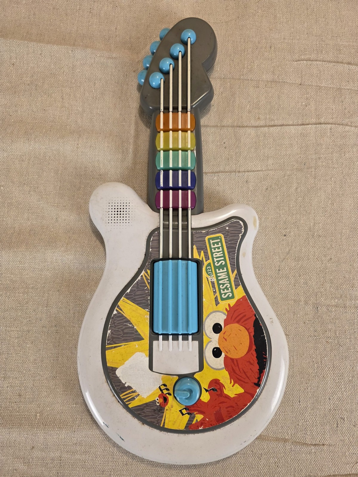 Sesame Street Let's Rock With Elmo Musical Toy Guitar 2010 Used