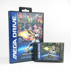 3000 in 1 V3 Pro Game Cartridge with Manual for SEGA Genesis Mega Drive 16 Bit