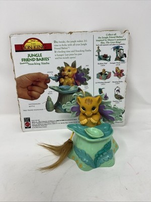 Vintage Lion King Jungle Friend Babies Snacking Simba Playset