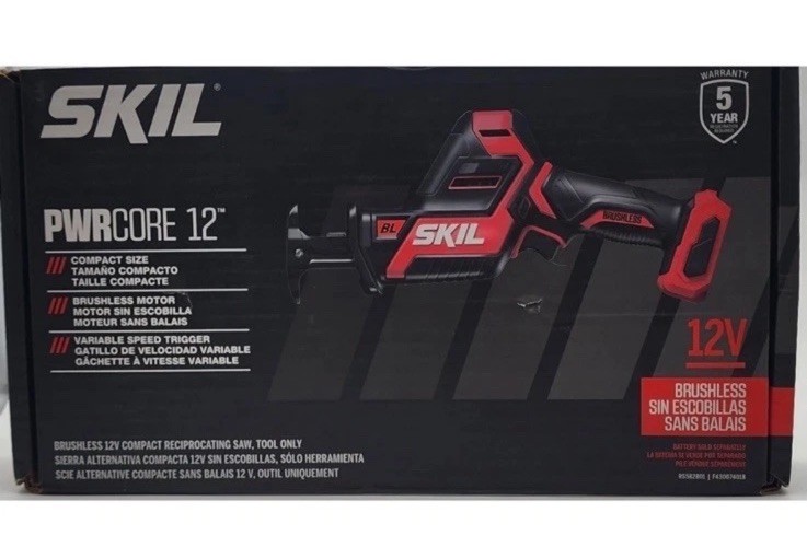 SKIL PWRCORE RS582801 12-VOLT 12V CORDLESS RECIPROCATING SAW