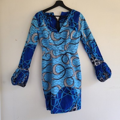 Octopus Dress Chest 30'' Cosplay Costume Cephalopod Handmade OOAK Blue Tentacles