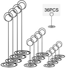 36 Pieces Table Number Holders 3 Size Place Card Holder Name Numbers Menu Mem...