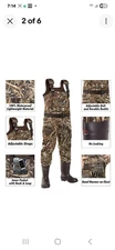 OXYVAN Duck Hunting Waders with 600G Rubber Boots Insulated,Neoprene Realtree...