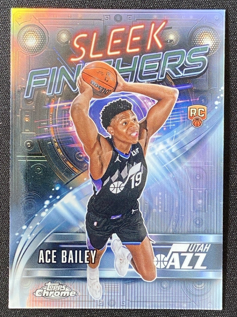 Ace Bailey 2025-26 Topps Chrome Sleek Finishers Refractor RC #SF-25 -17R