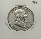 1954 Franklin Half Dollar, 90% Silver, Very Nice, Low Mintage!🔥