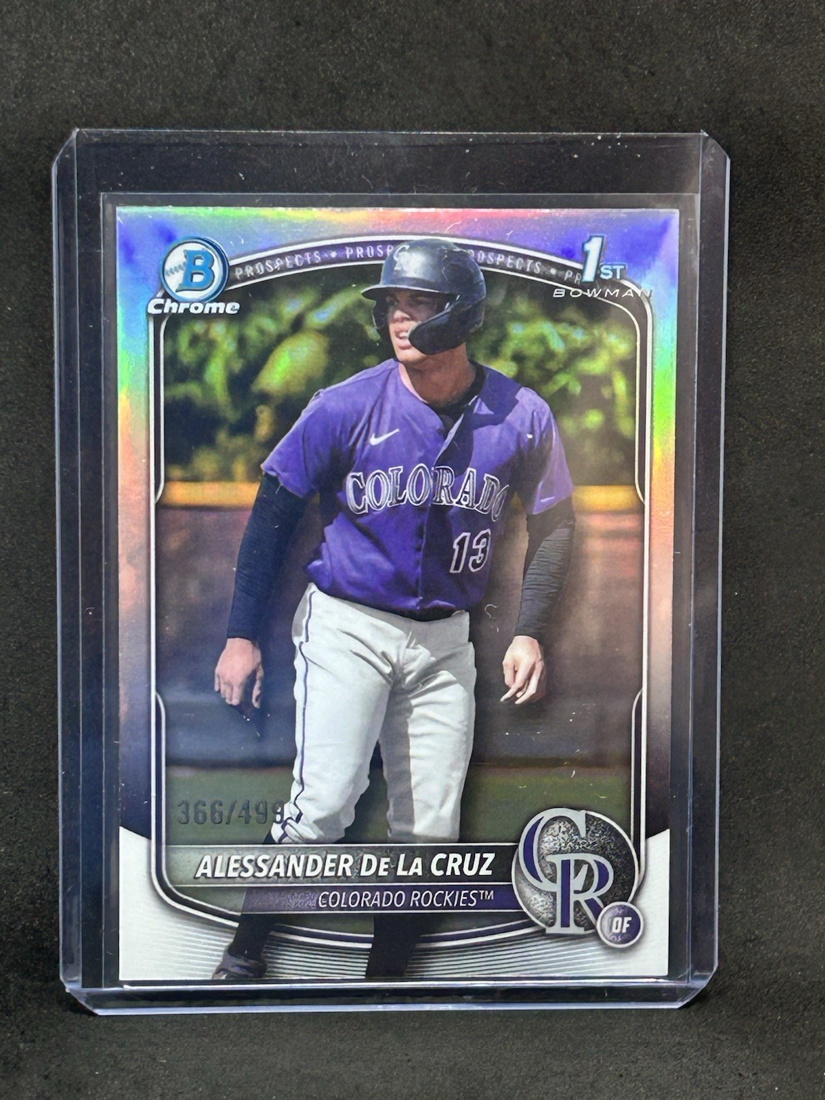 Alessander De La Cruz 2025 Bowman Chrome #BCP-219 Refractor /499 A8