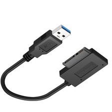 USB3.0 to SATA7 6Pin 13 Pin Slimline Sata Cable for Laptop CD DVD ROM Drive e