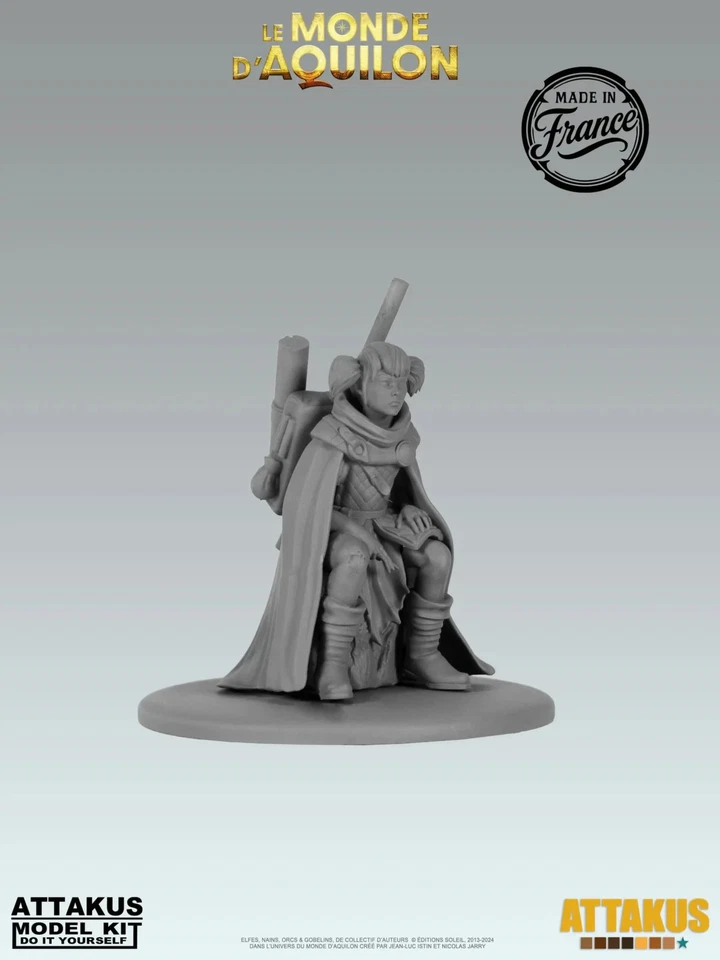 Statuetta Irinild (Elfi) da dipingere - taglia M (6-9 cm) - Made in France by... - Immagine 2 di 4