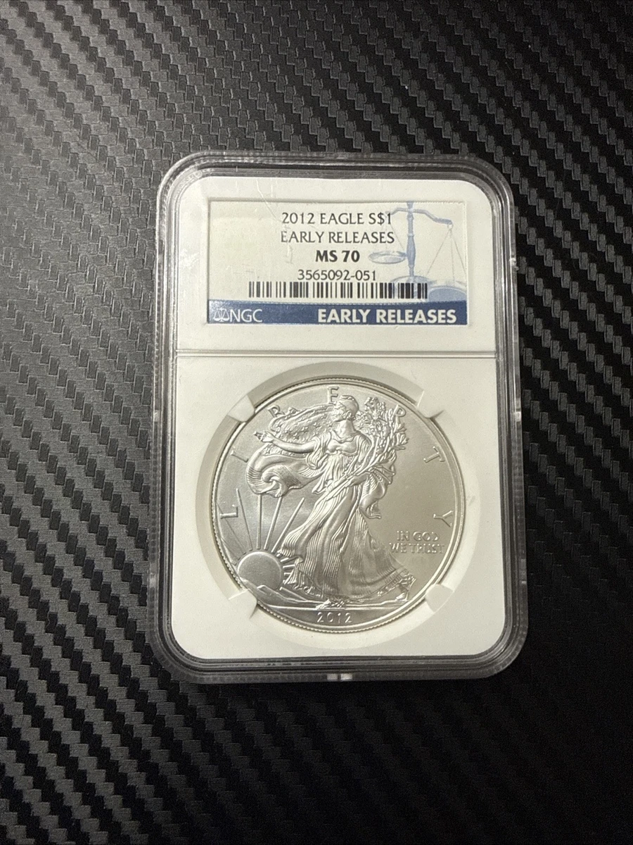 American Eagle MS 70 Graded 2012 Silver Bullion Coins for sale | eBay