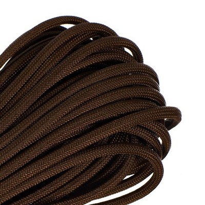Acid Dark Brown 550 Paracord 7 Strand Nylon 50 100 250 Foot Hank Spool