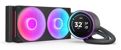 NZXT Kraken Elite 240 RGB 240mm Radiator LCD Display 2x120mm Lüfter 8 Farben PWM