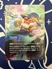 2026 Riftbound Spiritforged Teemo - Strategist Signature Overnumber 230/221 (NM) — live eBay listing