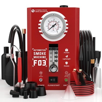 Smoke Machine Automotive with Flow Meter & Pressure Gauge, F03 EVAP Smoke Lea...