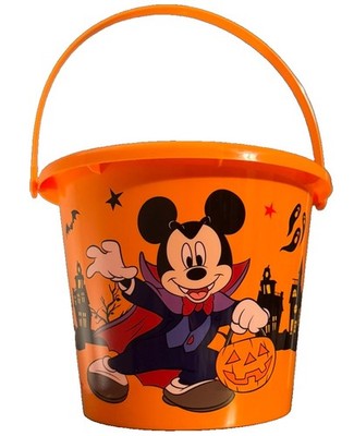 Halloween Disney Trick or Treat 12  Pail Mickey Mouse NEW