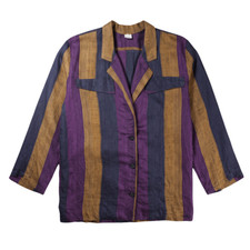 Vintage 100% Leinen Sakko - Strukturleinen - ...
