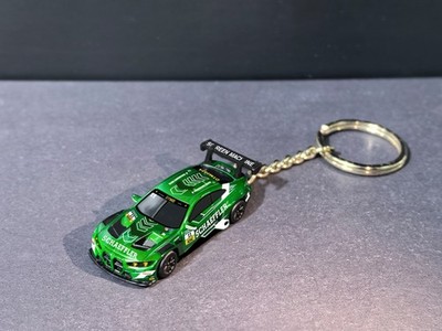 E Model N Scale M4 GT3 Race Car Keychain Diecast Magnet Refrigerator Sticker
