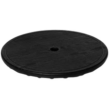 Umbrella Compatible Table Tray 19.75in HDPE Black