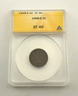 1908-S Indian Head Small Cent 1C ANACS EF40 BN Business San Francisco