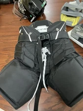 CCM Axis F9 Intermediate Goalie Pants Size Medium Black (1003-5044)