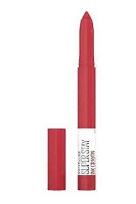 Maybelline Super Stay Ink Crayon Matte Longwear Lipstick 140 Work for It