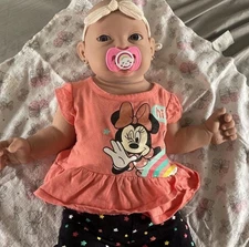 Reborn Baby Dolls Silicone Vinyl Full Body 18 Inch Girl #reborndoll #realistic
