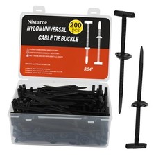 Nylon Universal Cable Tie Buckle   Cable Tie Buckle Zip Tie Clips for Car 200