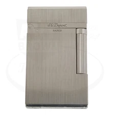 Preowned S.T. Dupont Ligne 2 Brushed Palladium Lighter