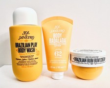 Sol de Janeiro Cheirosa 62 Mini Set Body Wash, Body Badalada, Bum Bum Cream Kit