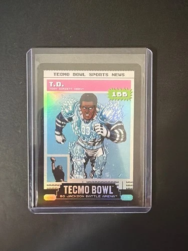 T.D. Tony Dorsett Tecmo Bowl Bo Jackson Battle Arena News 155 Ice N439 2026 Foil