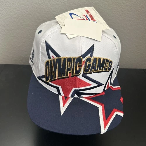 VTG Logo Athletic 1996 Atlanta Olympics Team USA SnapBack Adult Hat NWT Twill video thumbnail