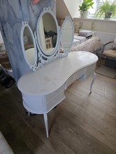 French Style Dressing Table Chabby Chic Style Mirror