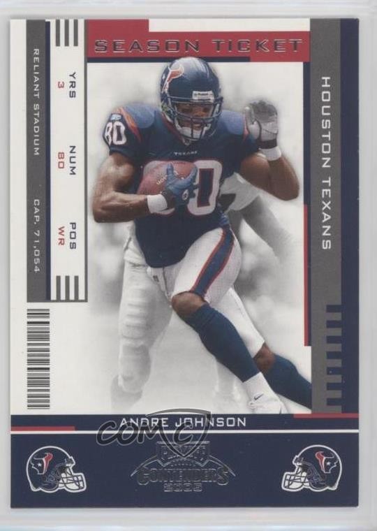2005 Playoff Contenders Andre Johnson #39 HOF q7c