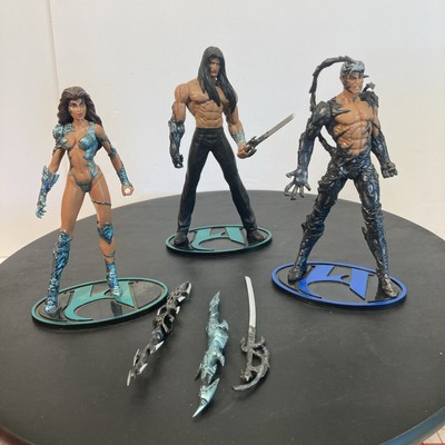 CS Moore Studio Witchblade Emerald Lot Of 3 With Weapons B1