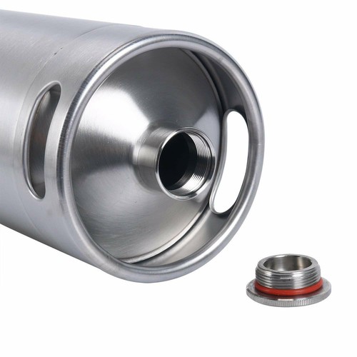 128oz Stainless Steel Mini Keg Beer Brewing Making Draft Beer Bar Barrel - Picture 6 of 9