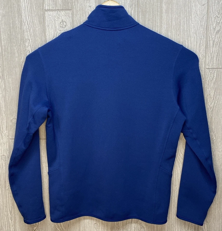 Arcteryx Mens Kyanite Jacket Fleece Full Zip Royal Blue Pockets Stretch Large - Image 3 of 4