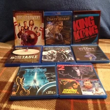 Jeff Bridges Blu-ray Lot - 11 Movies - King Kong / Big Lebowski / Tron / Giver