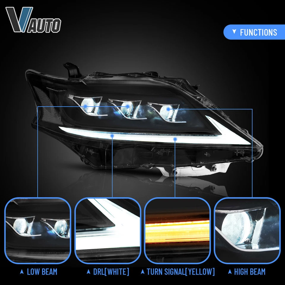 Faros proyectores LED VLAND para Lexus RX350 RX450h RX270 2013 2014 2015 Foto 4 de 4