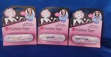Hollywood Fashion Secrets Tape, The Original Lot of 3, New, 36 count each pack