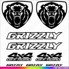 GRIZZLY 4x4 OFFROAD QUAD ATV AUFKLEBER SET ALLE MODELLE * FREIE FARBWAHL