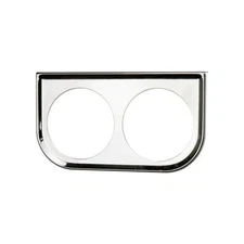 GlowShift Universal Chrome Dual Gauge Under Dash Mounting Bracket Pod 52mm