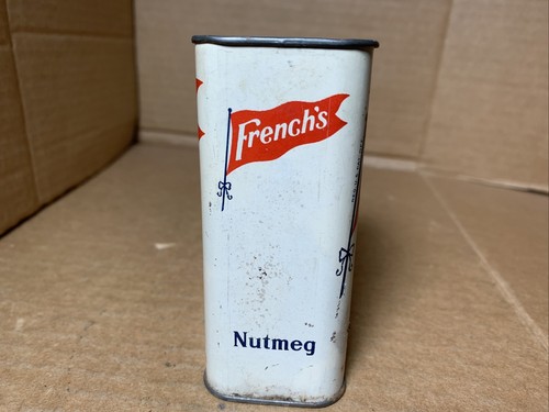 Dispensador de latas de especias de nuez mostaza de colección 4 oz AVD lata mostaza RT compañía francesa - Imagen 8 de 12