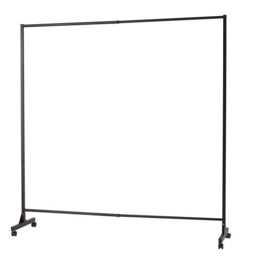 Don T Look At Me Black Steel Expandable Privacy Room Divider Frame - 18.11 W X - Afbeelding 1 van 2