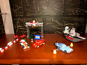 LEGO 8426 Disney Cars 2 Escape at Sea 100% Complete Set & EXTRA LEGO CARS Items!