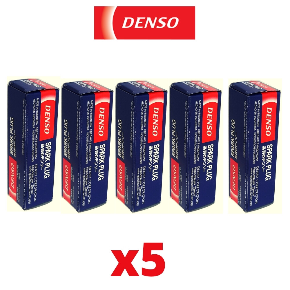 5x Denso Platinum Spark Plugs for VOLVO XC70 I 2.4 2.5 97->07 295